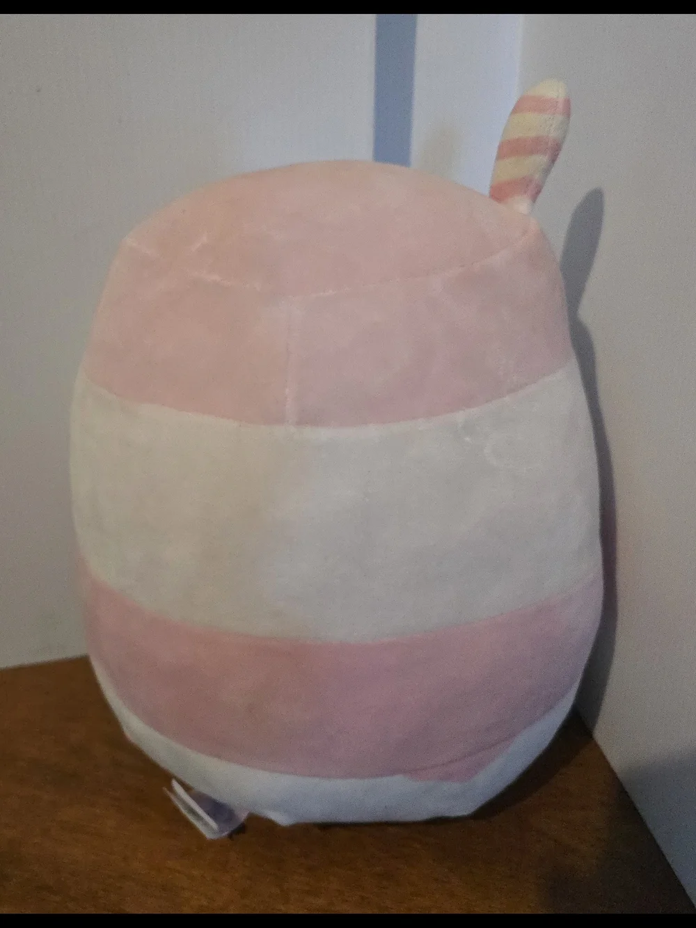 Squishmallows Pink & White 'Milk' Plush Drink plushie